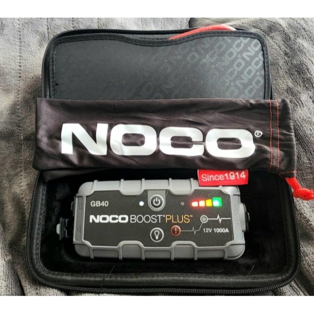 Boost Plus GB40 1000A Ultra Safe Car Battery Jump Starter, 12V Battery Pack